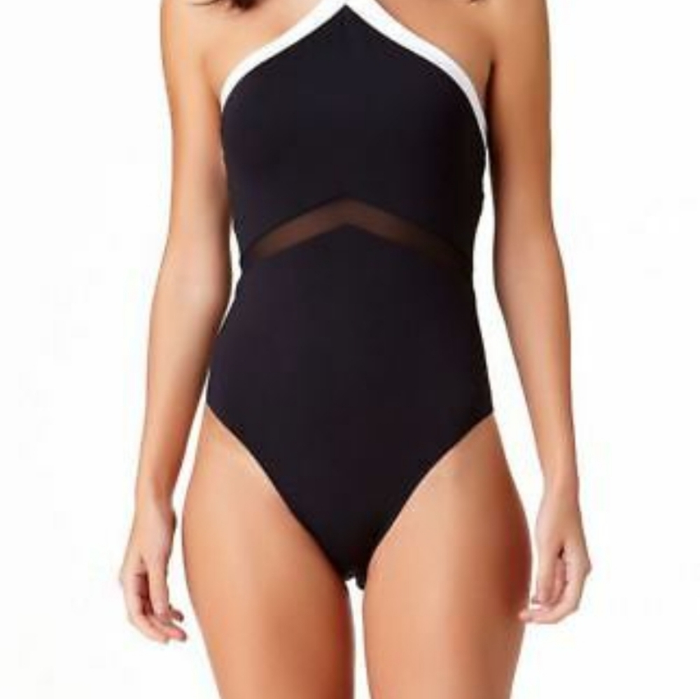 Liz Claiborne Halterneck 1 pc Bathing suit NWT